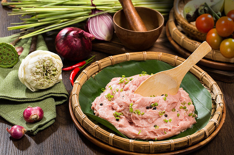 Giò sống - Raw pork paste